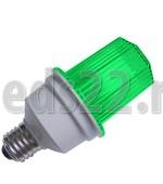 Лампа-строб Е27 зелёный