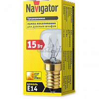 Лампа для печей (духовок) T25 15W E14 CL арт.61207 Navigator