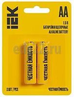 Батарейка LR6 АА арт.ABT-LR06-OP-L02 2шт. блистер IEK