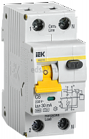 Автоматический выключатель дифференциального тока (АВДТ32) 2п 63А 100мА А 6кА С IEK MAD22-5-063-C-100