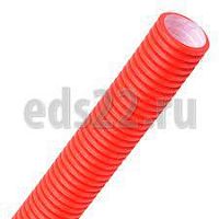 Труба гибкая двустенная для кабельной канализации д.40мм, цвет красный, в бухте 50м., с протяжкой арт.CTG12-040-K04-050-R IEK