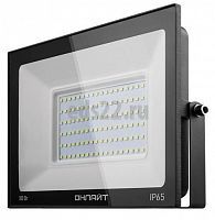 100 Вт и выше Прожектор 100Вт светодиодный IP65 черный OFL-100-6K-BL-IP65-LED 6000К 8000Лм арт.61948 ОНЛАЙТ  