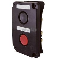Пост кнопка ПКЕ122-2  У2 "Пуск-Стоп" 10А 220В IP54 черная, красная