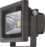 10 Вт, 12Вт, 15Вт Прожектор светодиодный 10Вт IP65 черный OFL-10-LED 4000К арт.71656 ОНЛАЙТ