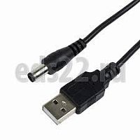 Кабель USB штекер-DC разъем питание 2,1х5,5мм 1,5м арт.18-0231 REXANT