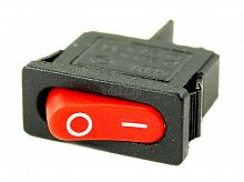 Клавишный выключатель 250В 6А 2с ON-OFF36-2051 красный Mini (RWB-103, SC-766, MRS-101-5
