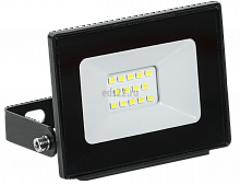 10 Вт, 12Вт, 15Вт Прожектор светодиодный 10Вт IP65 черный СДО06-10 LED 6500К 800Лм (до -45град) арт.LPDO601-10-65-K02 IEK