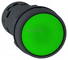 Кнопка XB7NA31 зеленая 22мм с возвратом 1но IP54 Schneider Electric 