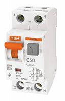 Автоматический выключатель дифференциального тока (АВДТ64) 2п 40А 30мА А 6кА С ТДМ SQ0205-0010