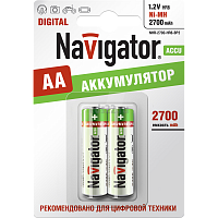 Батарейка аккумуляторная LR6 АА 2700mАh NHR-2700-HR6 арт.94465 Navigator