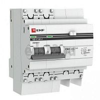 Автоматический выключатель дифференциального тока (АВДТ) 1P+N 10А 30мА AC 4.5кА C АД-2 PROxima EKF DA2-10-30-pro