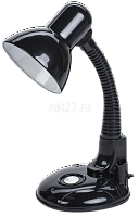 На подставке светильник настольный с кармашком 1005 черный  40вт  iek lnnl5-1005-2-vv-40-k02