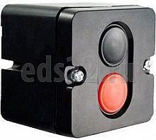 Кнопка ПКЕ722-2 У2 "Пуск-Стоп" 10А 220В IP54 черная, красная