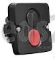 Кнопка ПКЕ622-2 У3 "Пуск-Стоп" 10А 220В IP54 черная, красная