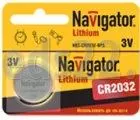 Батарейка CR2032 арт.94765 Navigator 